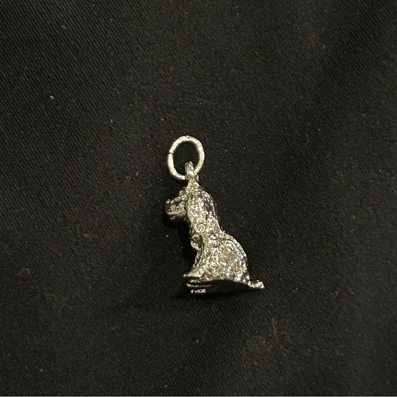Cocker Spaniel Dog Charm | Silver Tone - Picture 2 of 4